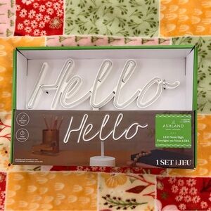 ❤️ASHLAND LED NEON SIGN 12 X 4 IN, PLUS STAND New in Box